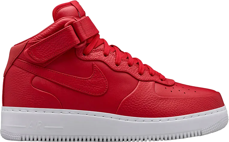 NikeLab Air Force 1 Mid Gym Red