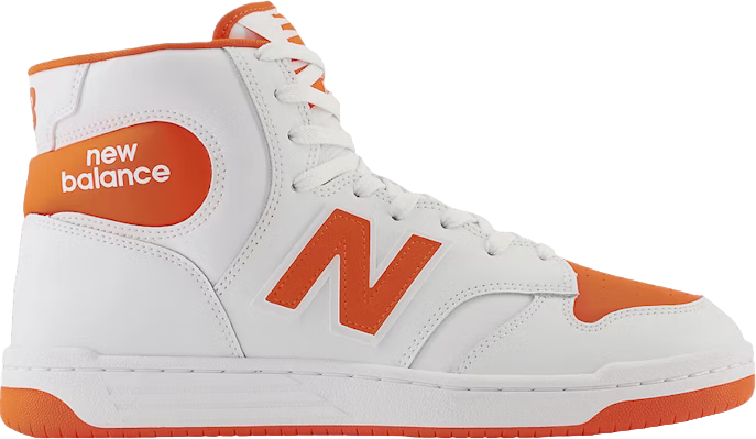 New Balance 480 High  White Poppy 