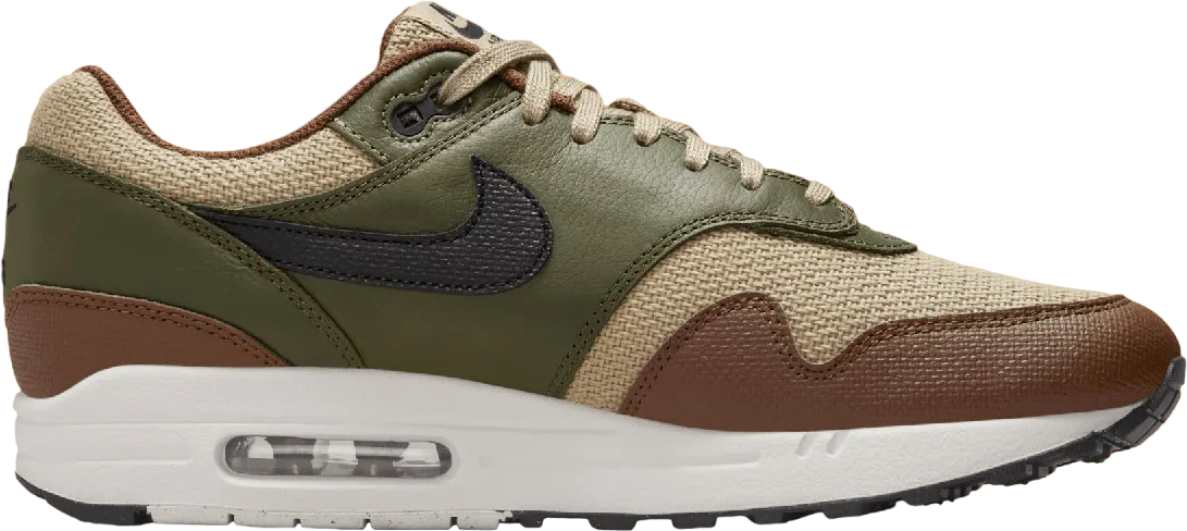 Nike Air Max 1 Essential Premium  Neutral Olive Cacao Wow 