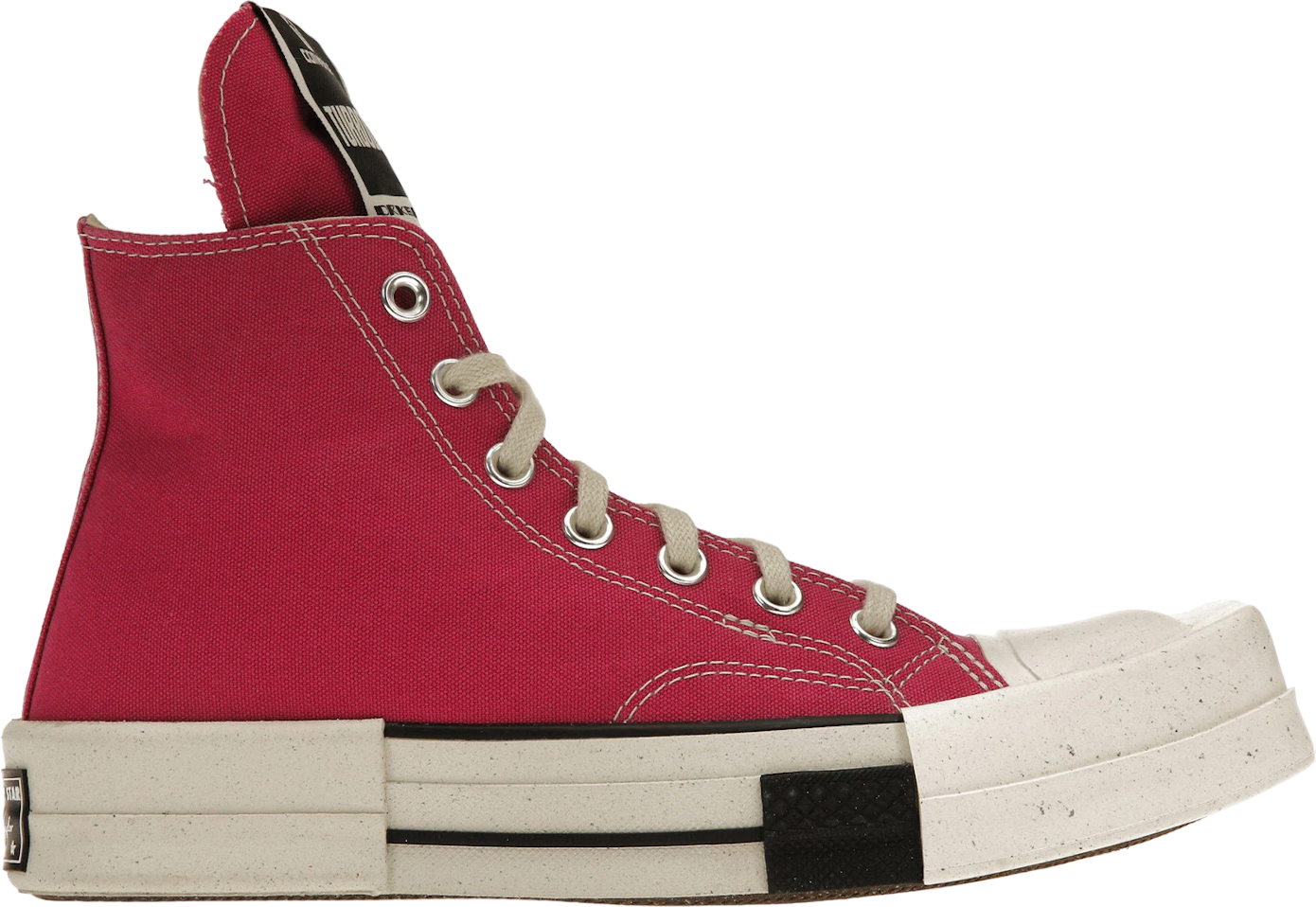 Converse TURBODRK Laceless Chuck Taylor All Star 70 Hi Rick Owens DRKSHDW Cactus Flower Pink