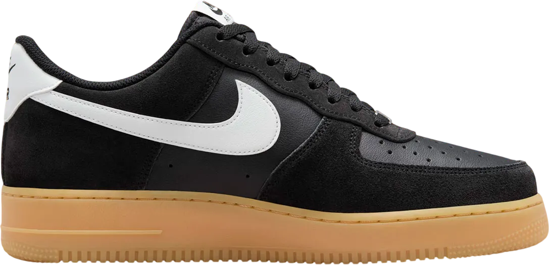 Nike Air Force 1 Low  Black White Gum 