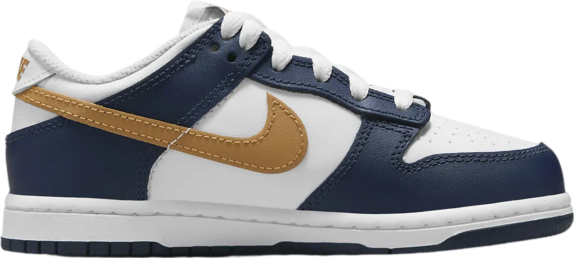 Nike Dunk Low  Midnight Navy Wheat 