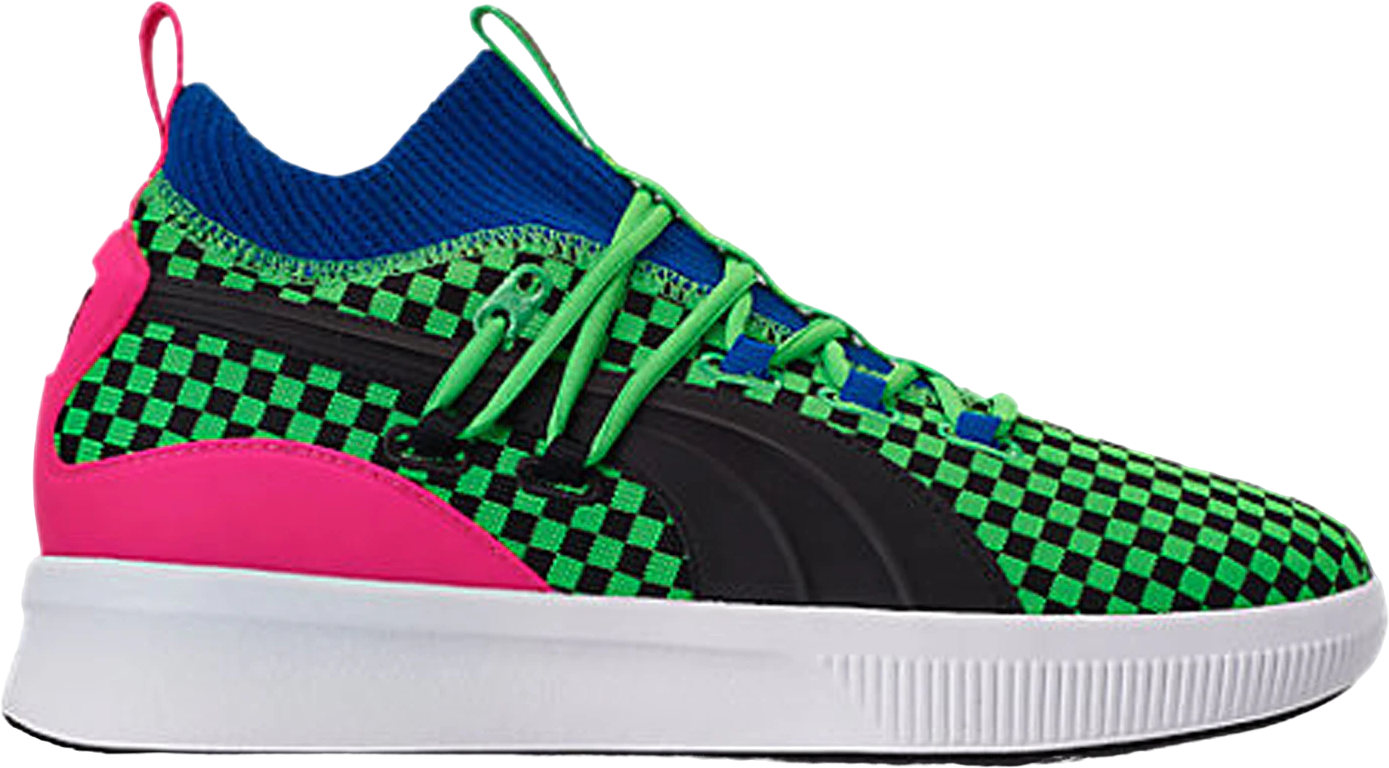 PUMA Clyde Court Summertime  Fluro Green 