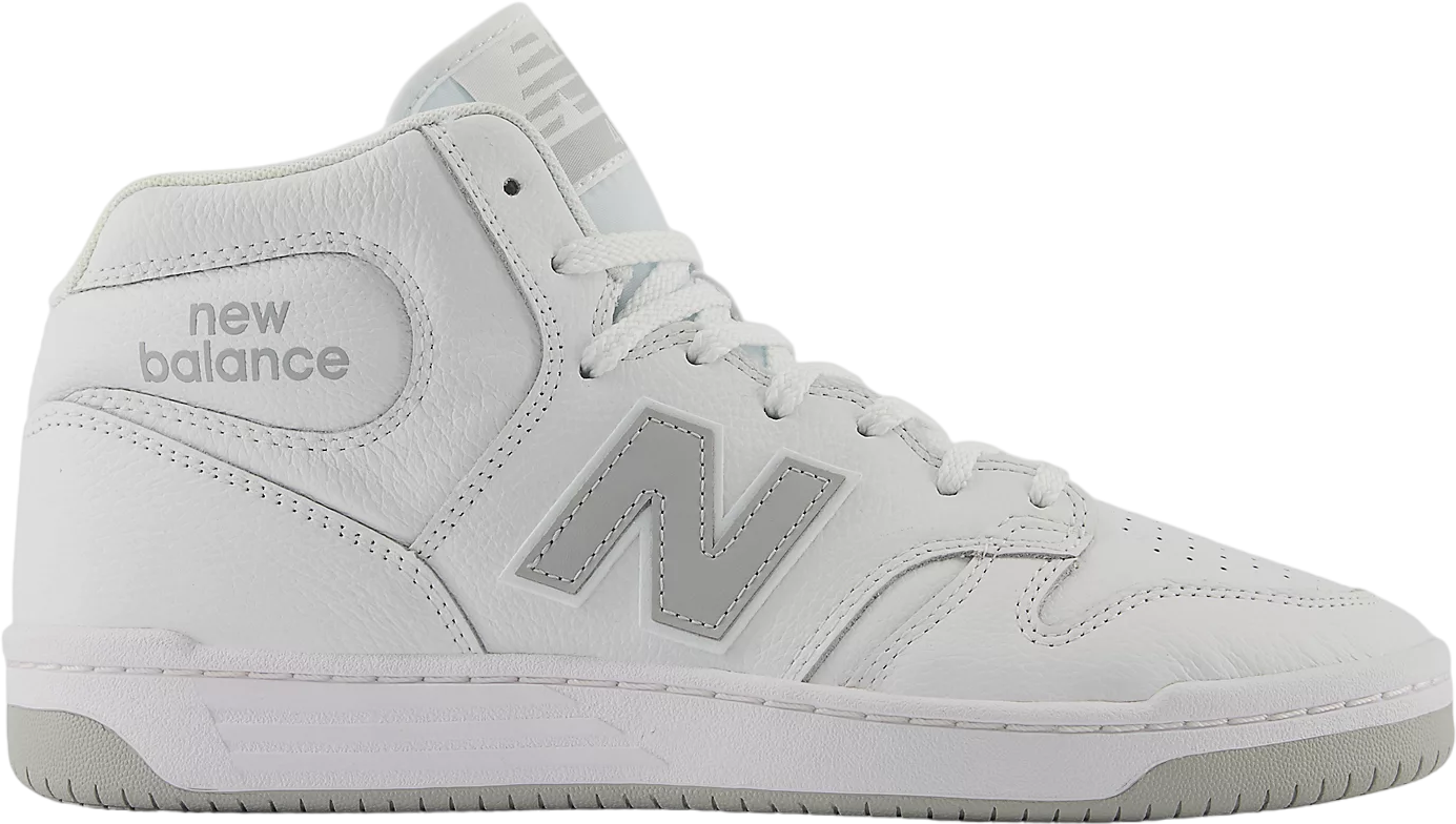 New Balance Numeric 480 High  White Grey 