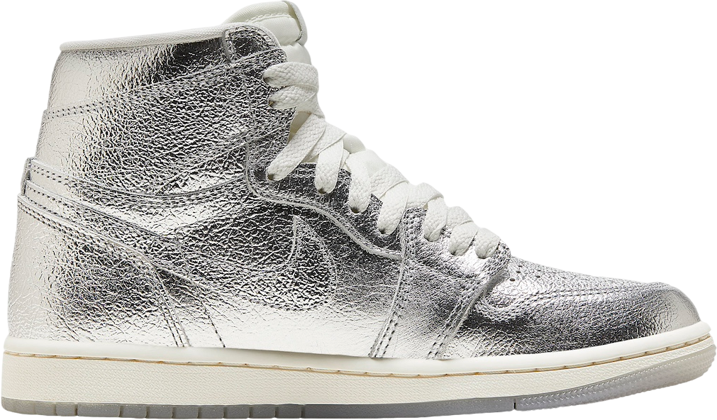 Air Jordan 1 High OG WMNS Chrome  Metallic Silver 