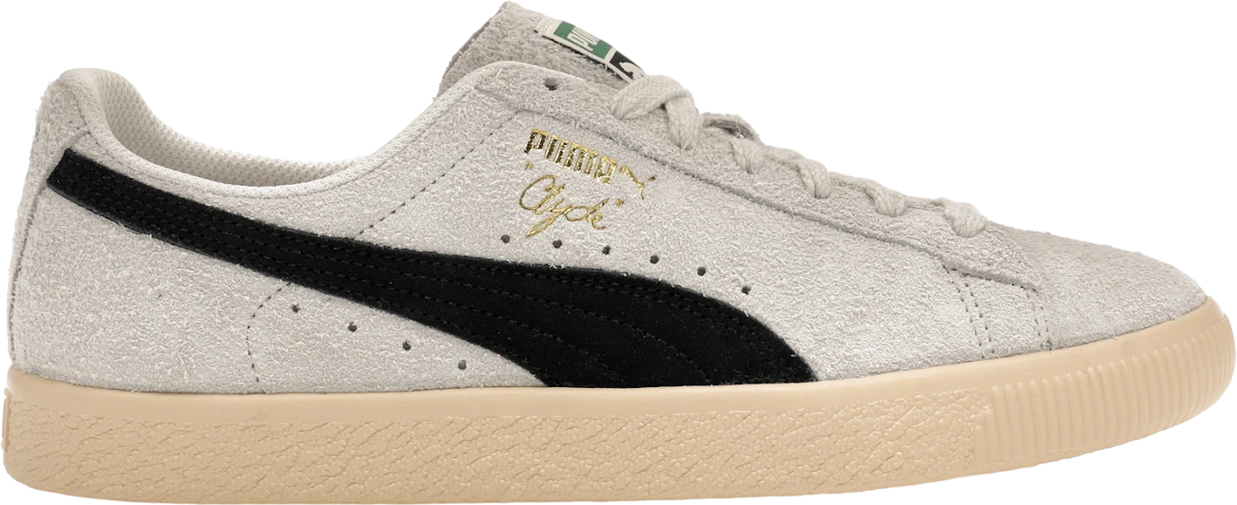 Puma Clyde Hairy Suede Sedate Grey