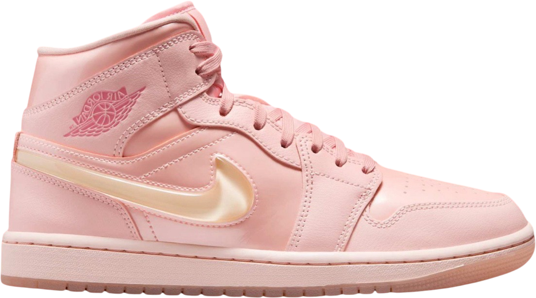 Jordan 1 Mid Patent  Valentine's Day 