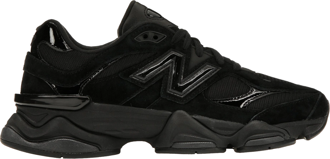 New Balance 9060 Triple Black Patent