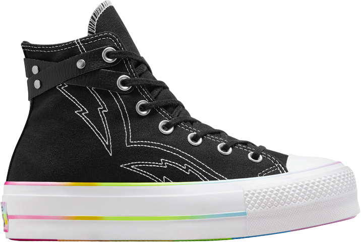 Converse Chuck Taylor All-Star Lift Platform High  Pride 2024 Black 